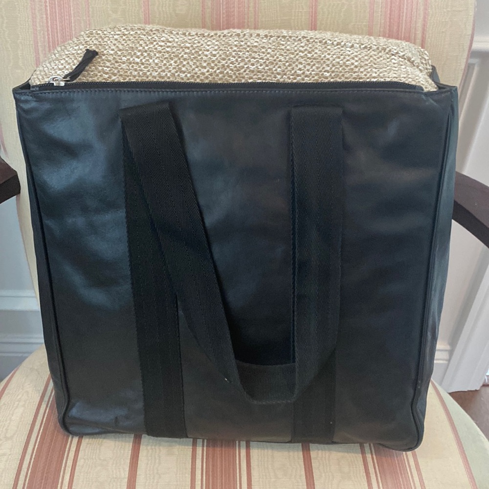 J. Crew leather tote bag